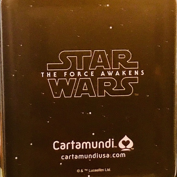 EUC Cartamundi Star Wars: The Force Awakens Playing Cards w Embossed Tin - Picture 4 of 8